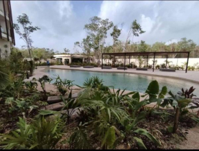 Luxury 2 bedroom apart, gym, fast wifi, beach club